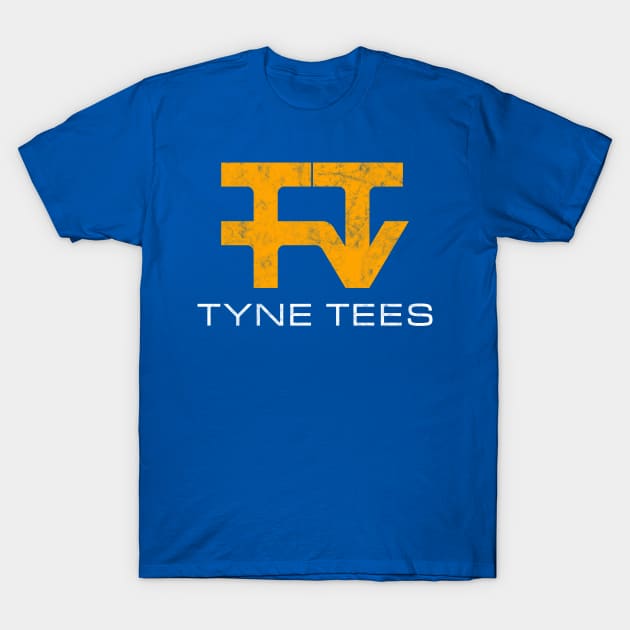 Tyne Tees Television (distressed) T-Shirt by Stupiditee